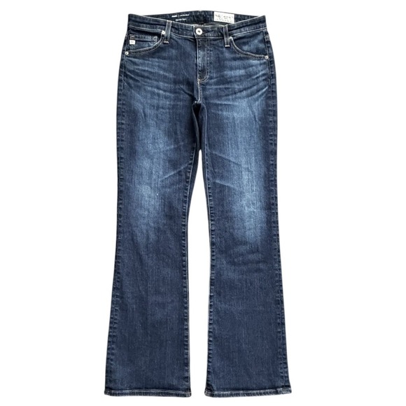 Ag Adriano Goldschmied Denim - AG Angel Low Rise Boot Jeans Womens 28 Blue Stretch Japanese Fabric